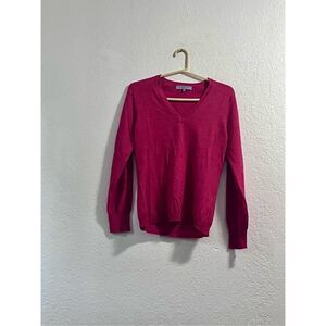 Brunella Gori Women's Large Sweater Merino Wool red pink sweater